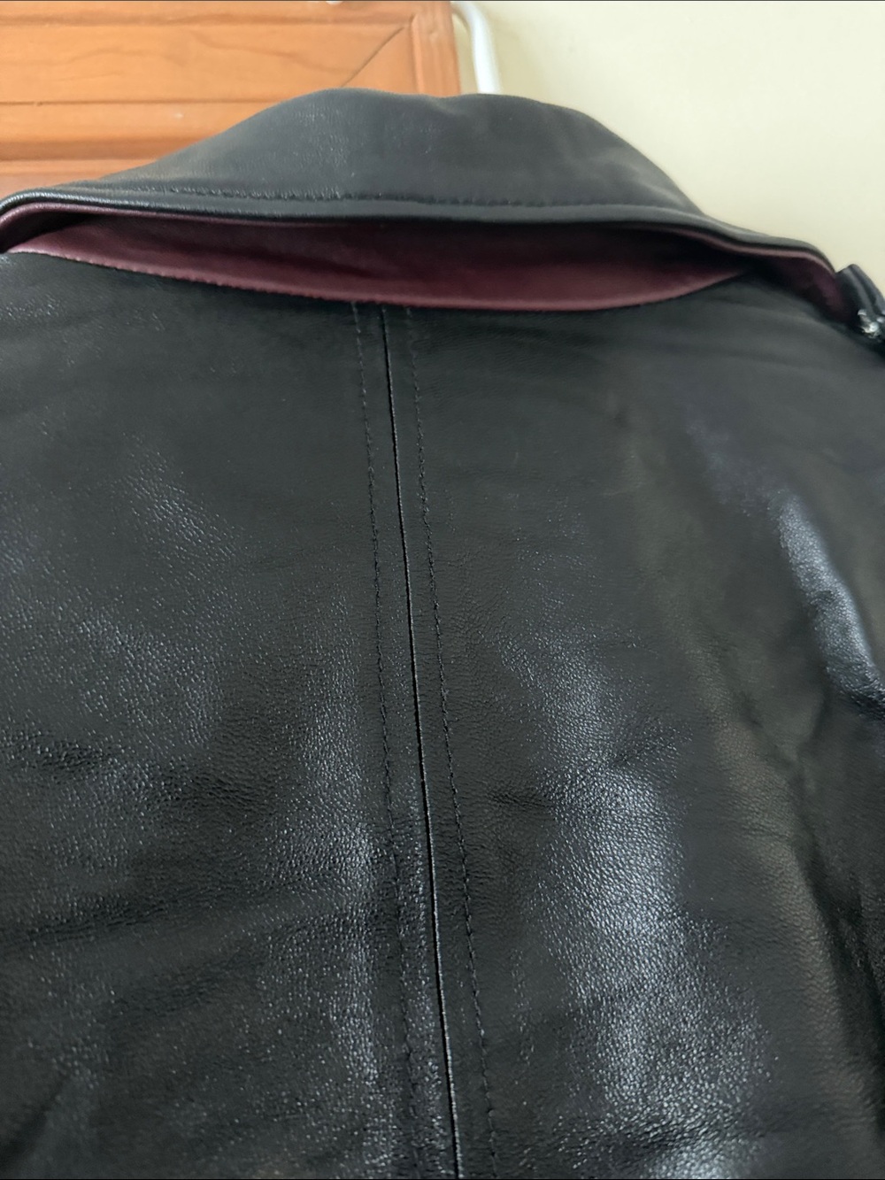 Sam Edelman Black 100% Lamb Leather Moto Biker Jacket Originally $598 - Picture 9 of 12
